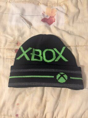 Striped Green Xbox Beanie